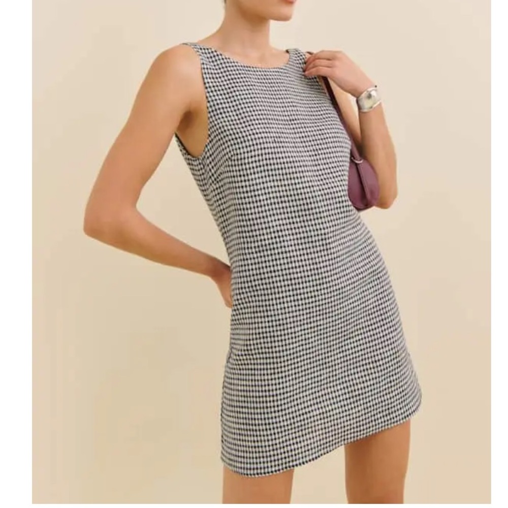 NWT REFORMATION
ROSEMOND LINEN MINI DRESS
